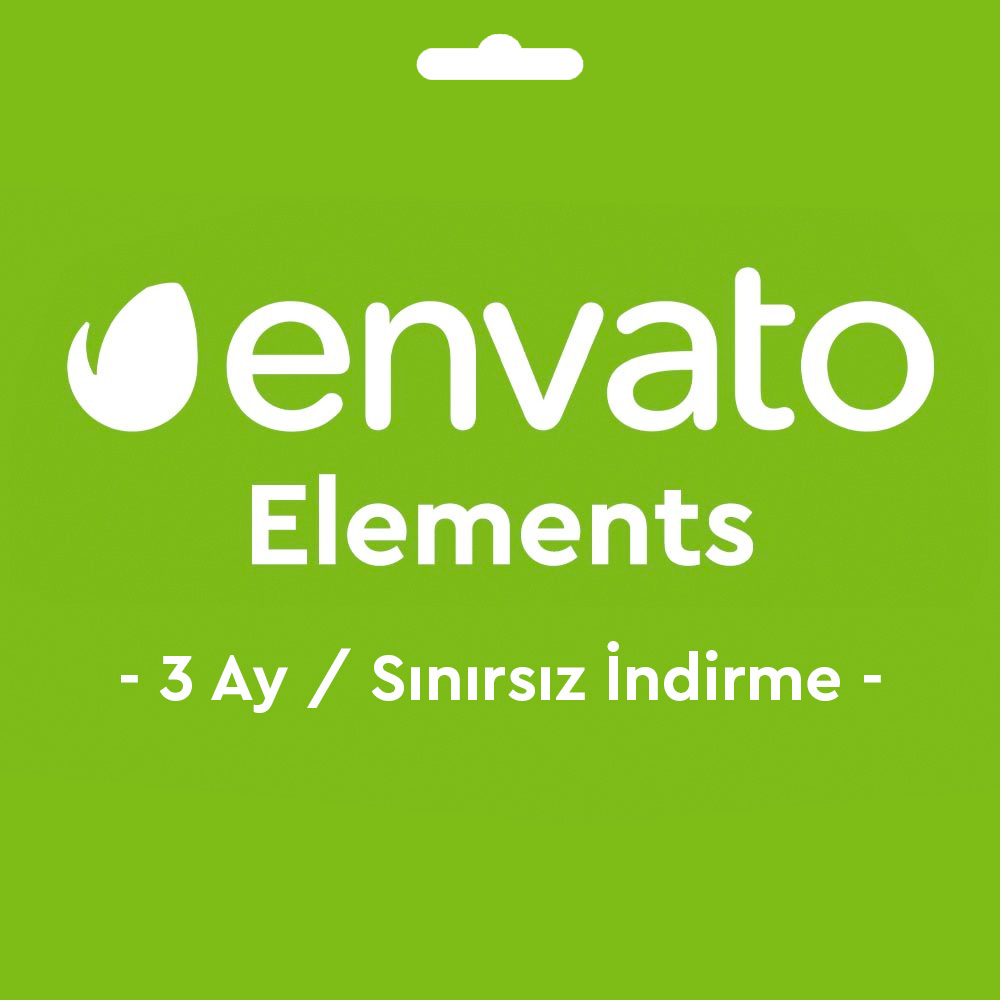 Envato Elements Premium Hesap 3 Ay