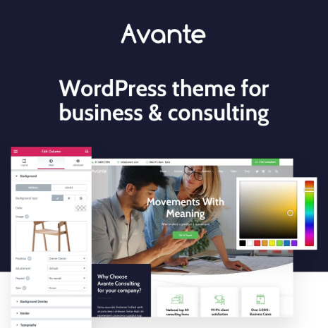 Avante – WordPress Kurumsal Tema