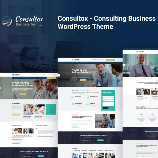 Consultox – WordPress Kurumsal & Danışmanlık Teması