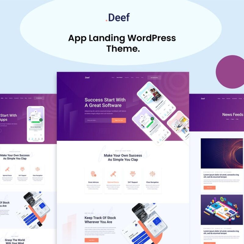 Deef – Dijital Ajans Teması WordPress Teması