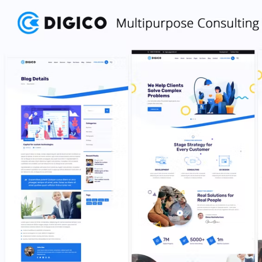 Digico – WordPress Çok Amaçlı Danışmanlık Teması