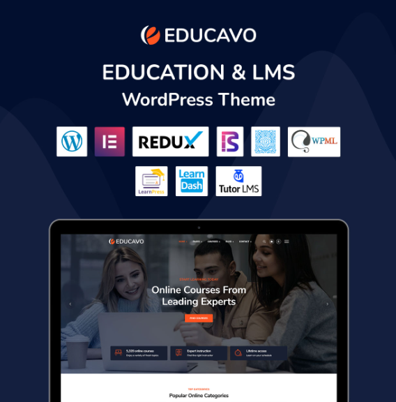 Educavo – WordPress Online Kurs & Eğitim Teması
