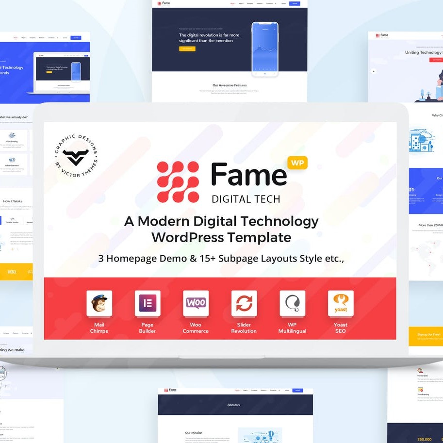 Fame – Digital Teknoloji/Servis WordPress Teması