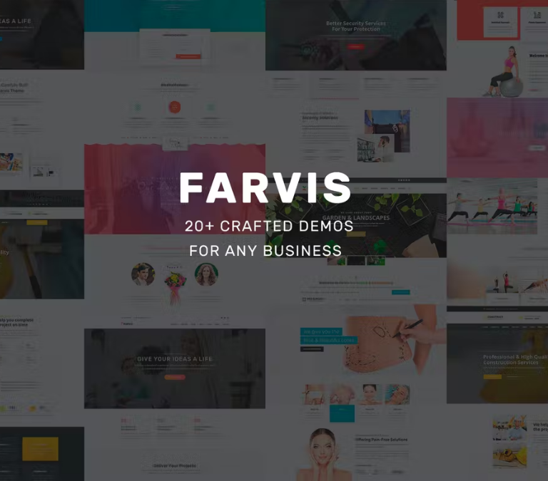 Farvis – Çok Amaçlı WordPress Teması
