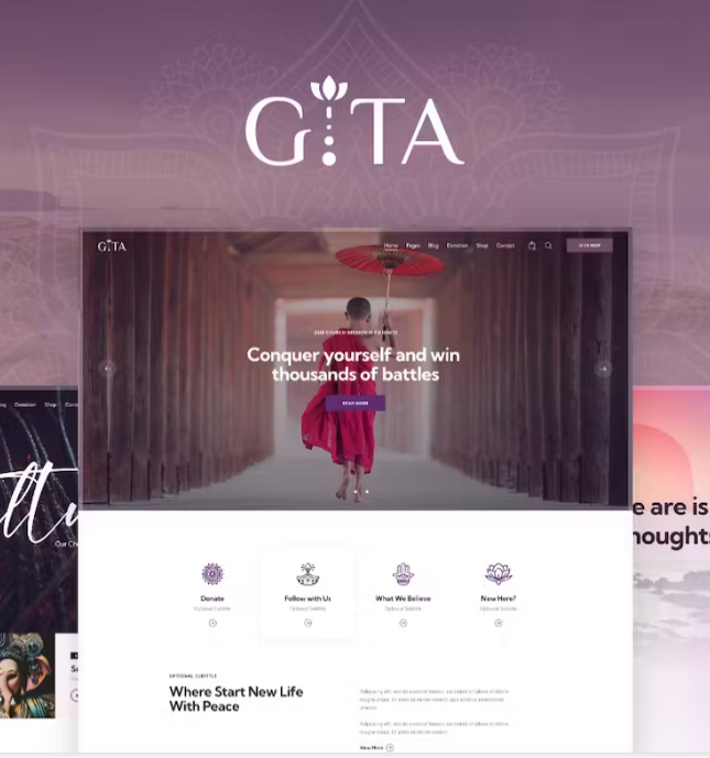 Gita – WordPress Dernek Teması