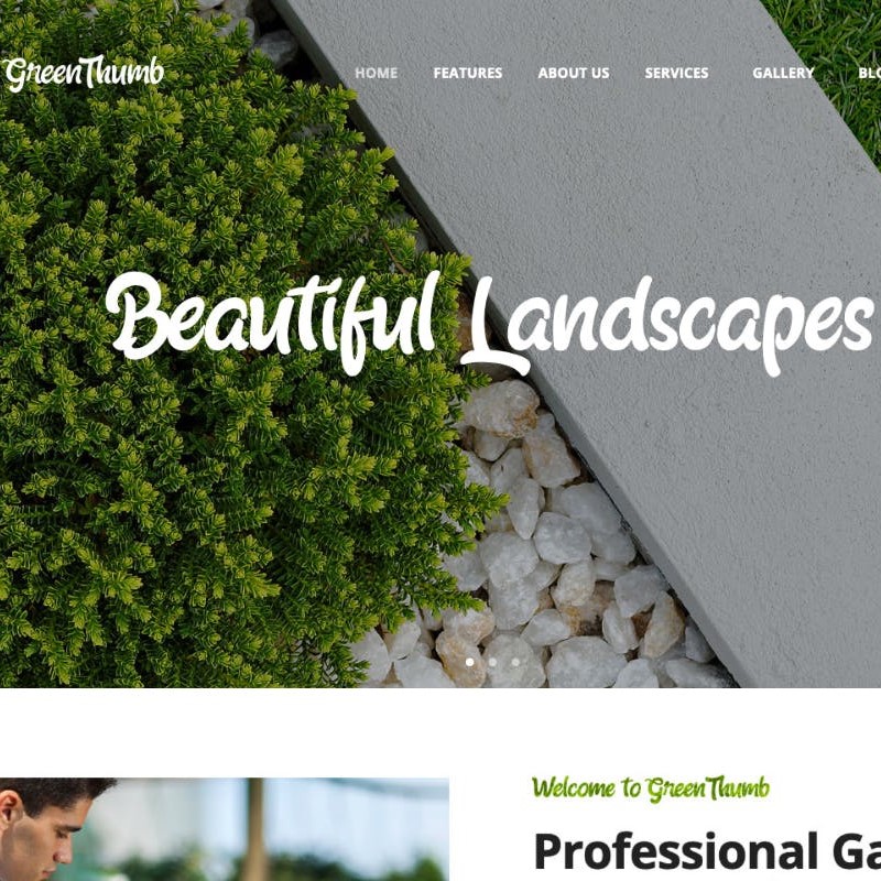 Green Thumb | Bahçe & Peysaj İşleri WordPress Teması
