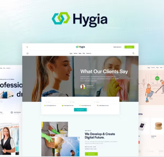 Hygia – WordPress Temizlik Hizmetleri Teması