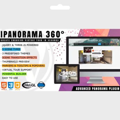 iPanorama 360° PRO WordPress Sanal Tur Eklentisi