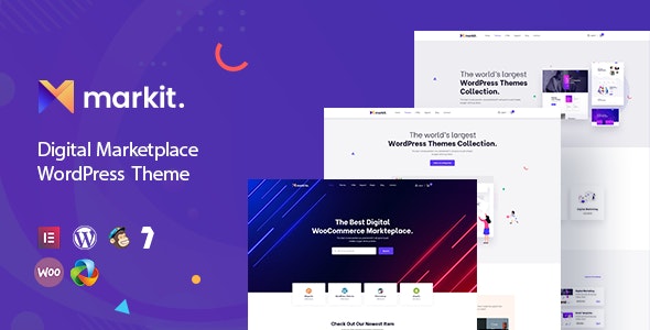 Markite – Dijital Pazaryeri WordPress Teması