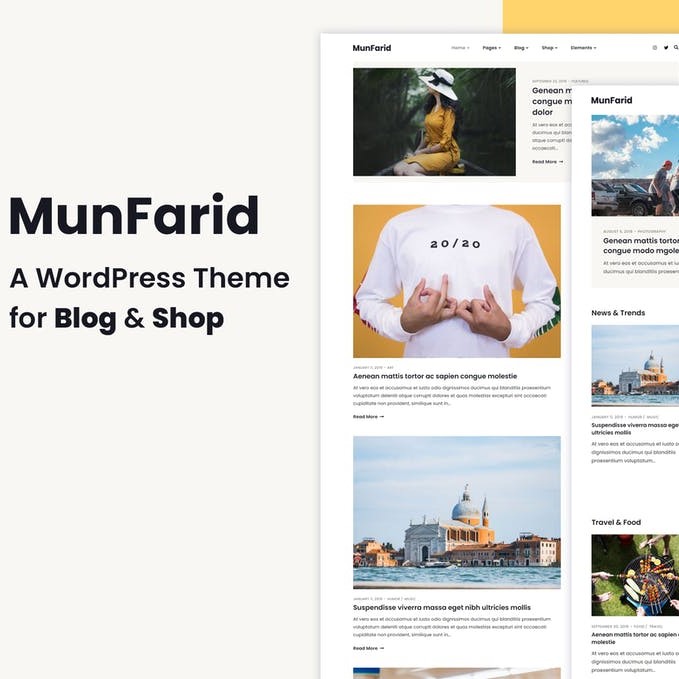Munfarid – WordPress Blog & Satış Teması