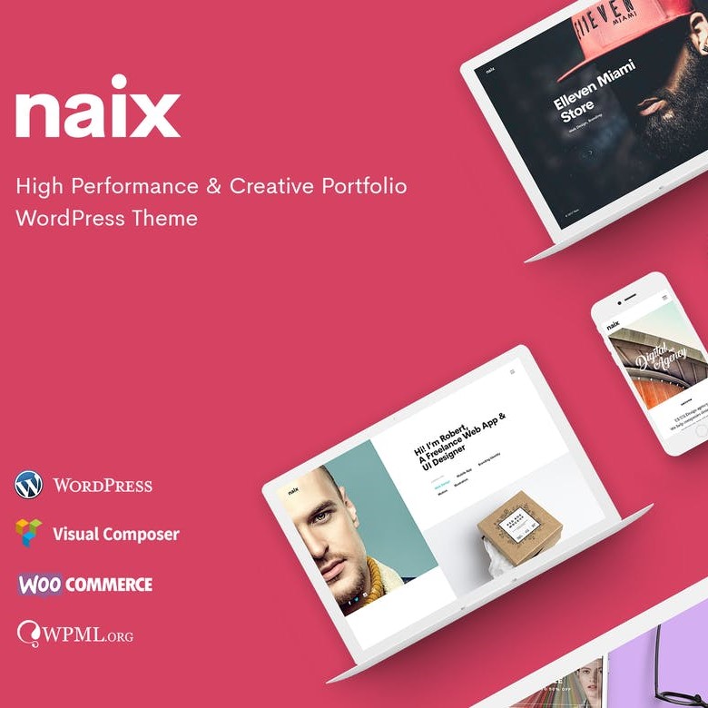 Naix – Portfolyo WordPress Teması