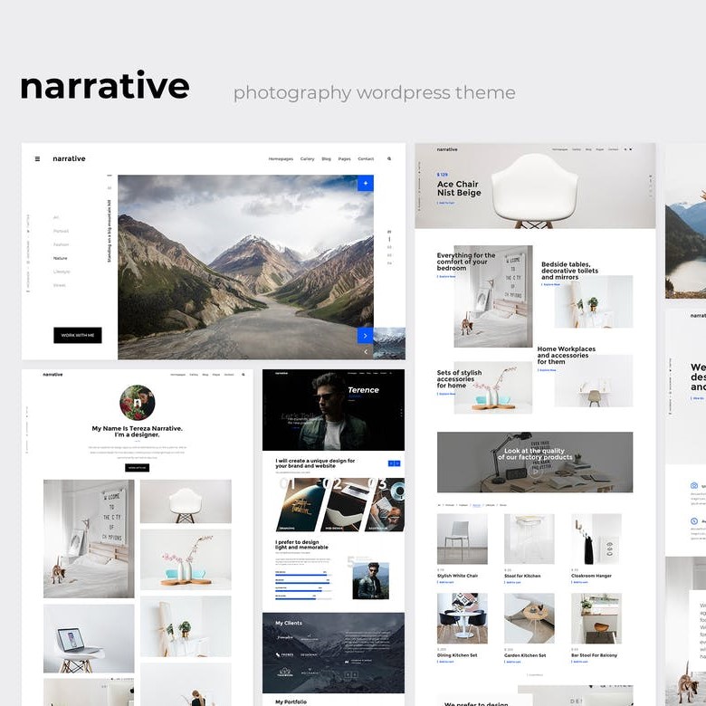 Narrative – Portfolyo WordPress Teması