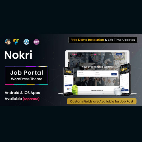 Nokri – İş İlanı WordPress Teması