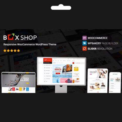 WooCommerce BoxShop Premium WordPress E-Ticaret Teması
