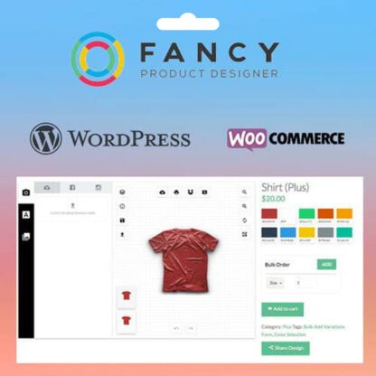 WooCommerce Fancy Product Designer WordPress Ürün Tasarlama Eklentisi