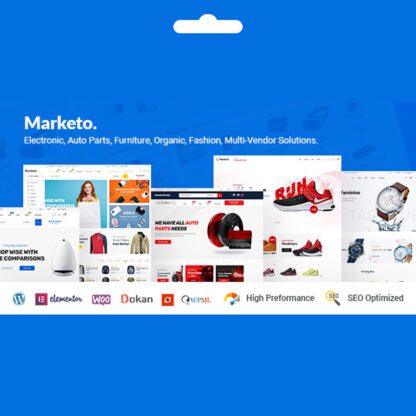 WooCommerce Marketo WordPress Pazaryeri Teması