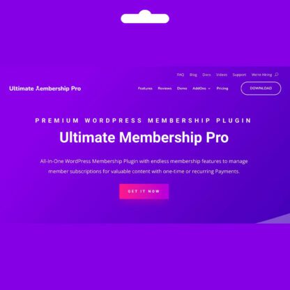 WPIndeed Ultimate Membership Pro WordPress Üyelik Eklentisi